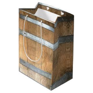Whiskey Barrel Medium Gift Bag