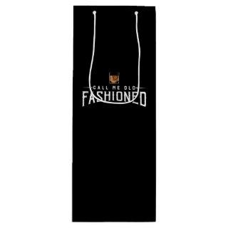Whiskey Calls Me Old Fashioned Wine Gift Bag