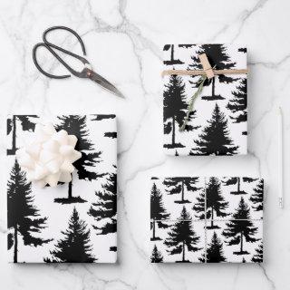 White And Black Spruce Trees  Sheets