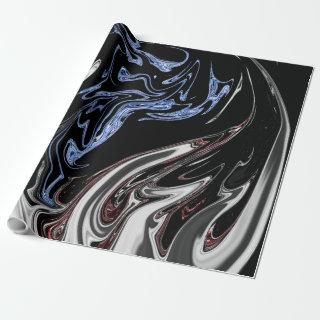 White And Blue Flames Abstract Art | Best fine art