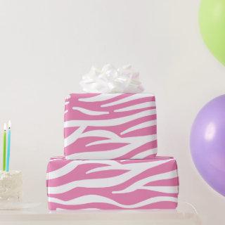 White and Pink Zebra Stripes