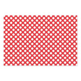White and Red Polka Dot  Sheets