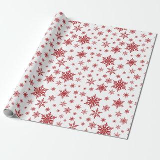 white and red snowflake holiday