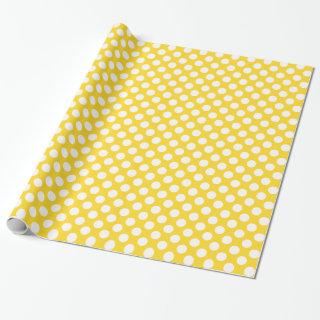 White and Yellow Polka Dot