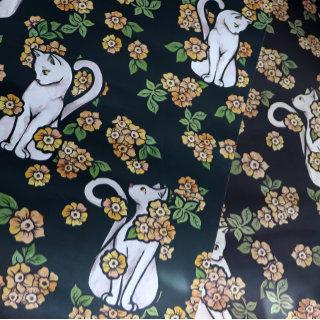 White Cat Flowers   Sheets