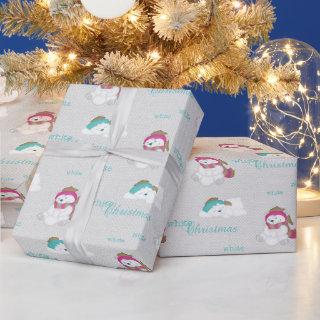 White Christmas polar bears