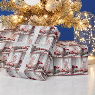 White Christmas Tree with Gifts