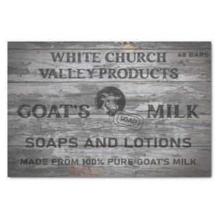 White Church Goat's Milk Decoupage Paper