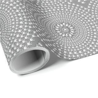 White Diamonds Geometric pattern