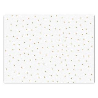 White Gold Dots Watercolor Woodland Animals  Tissue Paper