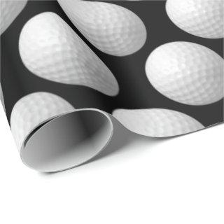 white golf balls on black