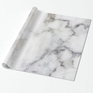 White & Gray Faux Marble