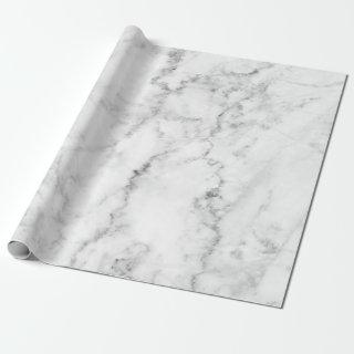 White & Gray Faux Marble