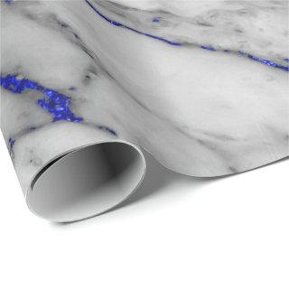 White Gray Marble Shiny Blue Navy Brushes