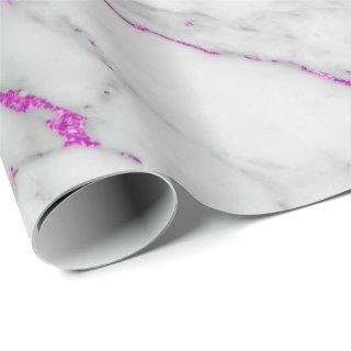 White Gray Marble Shiny Pink Brushes