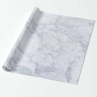 White & Gray Marble Stone Print