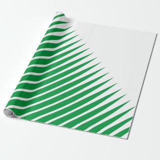 White Green Spikes Leaf Patterns Art Christmas