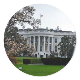 White House, Washington, DC Classic Round Sticker