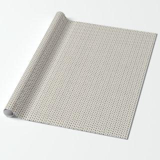 White Knitted Textile Wrapping Ppaer