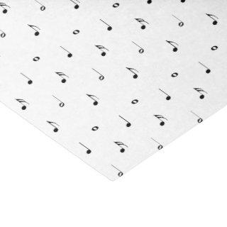 White Music Note Tissue Paper