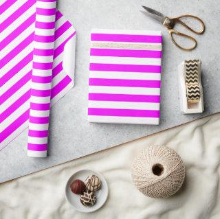 White Pink Stripe Pattern Modern