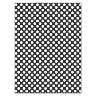 White PolkaDot-You Choose Background Color 7 Tissue Paper