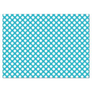 White PolkaDot-You Choose Background Color Tissue Paper