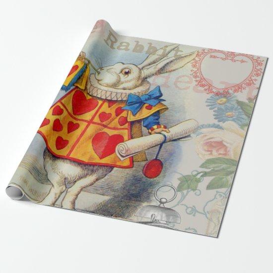 White Rabbit Hearts Alice Classic