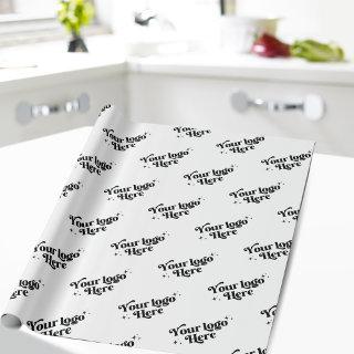 White Repeating Company Logo Pattern Business Pack