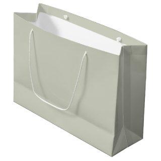 White Sage Solid Color Large Gift Bag