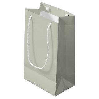 White Sage Solid Color Small Gift Bag