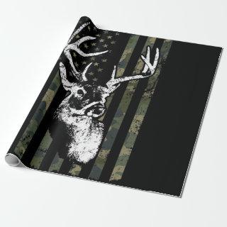 Whitetail Buck Deer Hunting USA Camouflage America