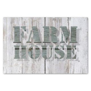 whitewashed  barn wood western country farmhouse tissue paper