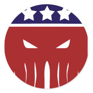 Why Vote for the Lesser Evil? Classic Round Sticker