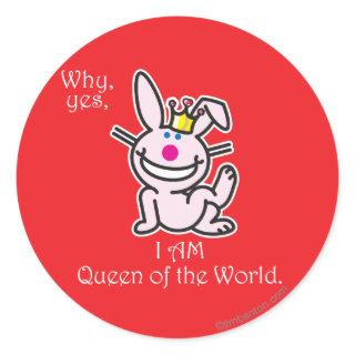 Why Yes Classic Round Sticker