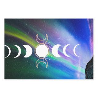 Wiccan luna, astrological  -set of 3