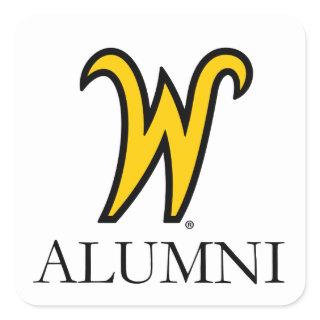 Wichita State University Alumni Square Sticker