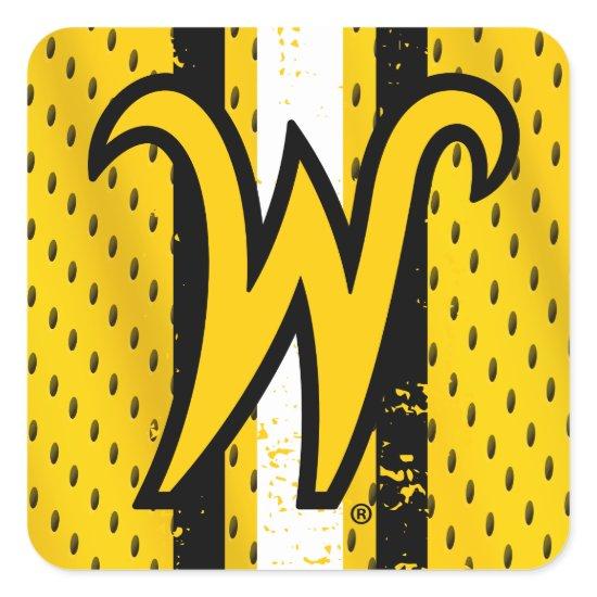 Wichita State University Jersey Square Sticker