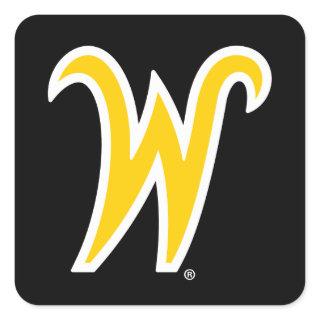 Wichita State University W Square Sticker