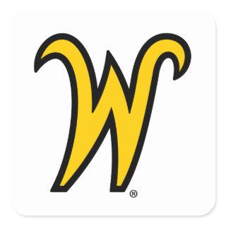 Wichita State University W Square Sticker