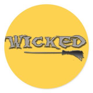 WICKED CLASSIC ROUND STICKER