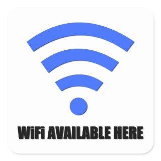 Wifi Available Here Sticker