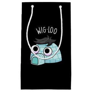 Wig-loo Funny Igloo Pun Dark BG Small Gift Bag