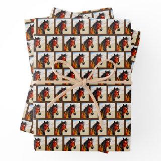 Wild At Heart - A Spirited Western Pinto Pony  Sheets