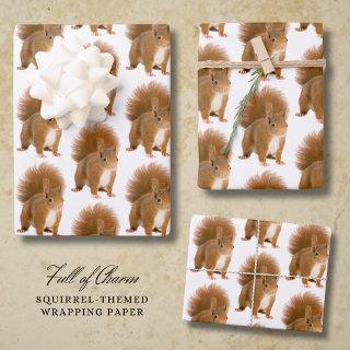 Wild, Cute, and Full of Charm Squirrel Party  Sheets