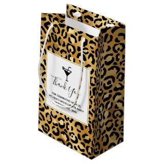Wild & Exotic Leopard Print Pattern Bachelorette Small Gift Bag