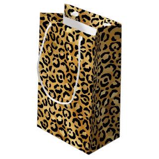 Wild & Exotic Leopard Print Pattern  Small Gift Bag