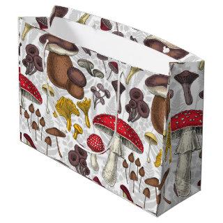 Wild mushrooms large gift bag