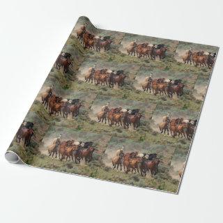 Wild Mustangs Horse Herd