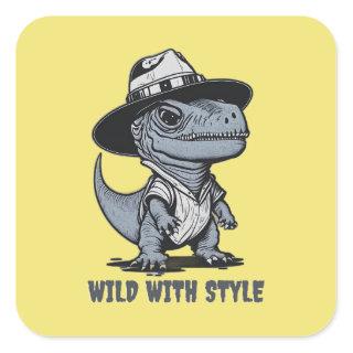 Wild With Style Square Sticker